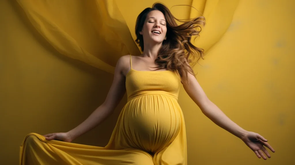 Debunking 33 Common Pregnancy Myths: Separating Fact from Fiction 9 happy pregnant woman