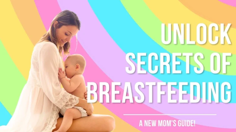 New mom's guide providing tips for breastfeeding.